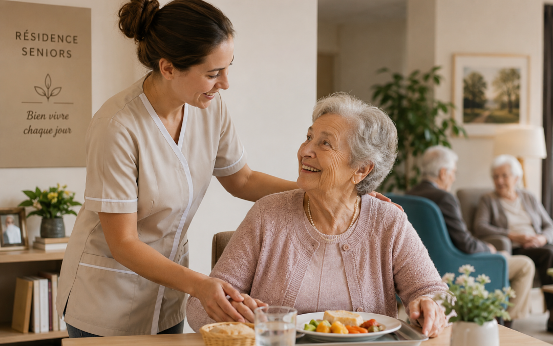 L&rsquo;aide à la personne à la résidence seniors Rueil-Malmaison Les Hespérides